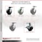 Service Caster 6 Inch Phenolic Wheel Heavy Duty Top Plate Swivel Caster with Brake SCC SCC-55S625-PHR-SLB - alternate 6